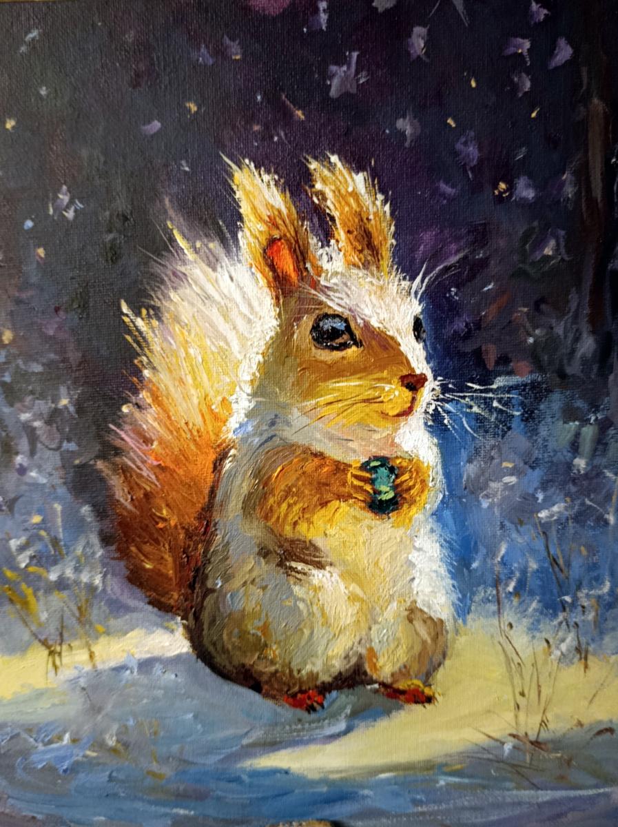 Ярошенко М.Л. холст, масло, Новый Год 2026